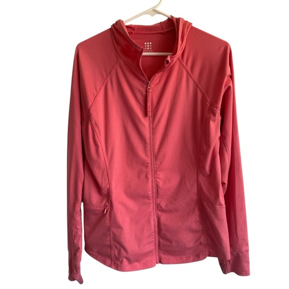 Title Nine Pink Sunbuster 2.0 Full Zip Hoodie Sun Shirt, Size L - Picture 1 of 7